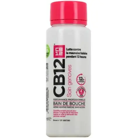 CB12 BAIN DE BOUCHE SOIN GENSIVE 500ML ROSE