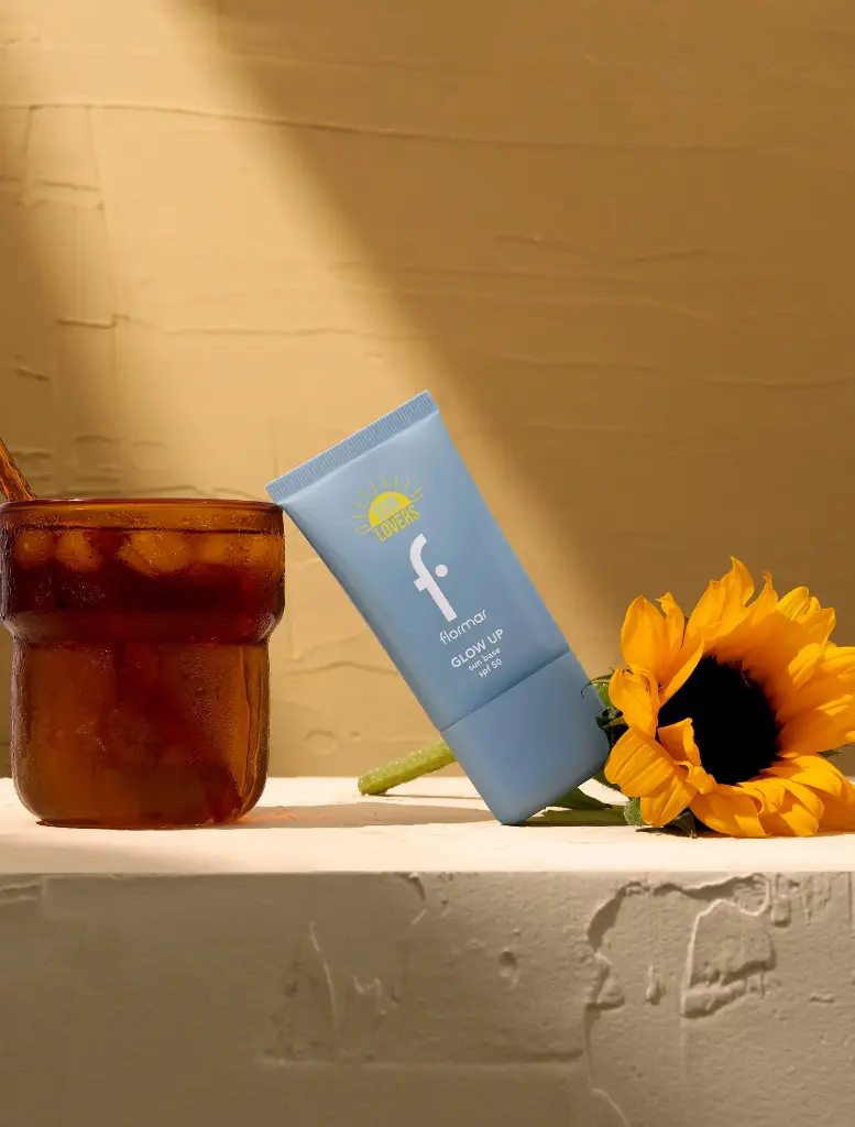 FLORMAR GLOW UP SUN BASE WHITE SPF50