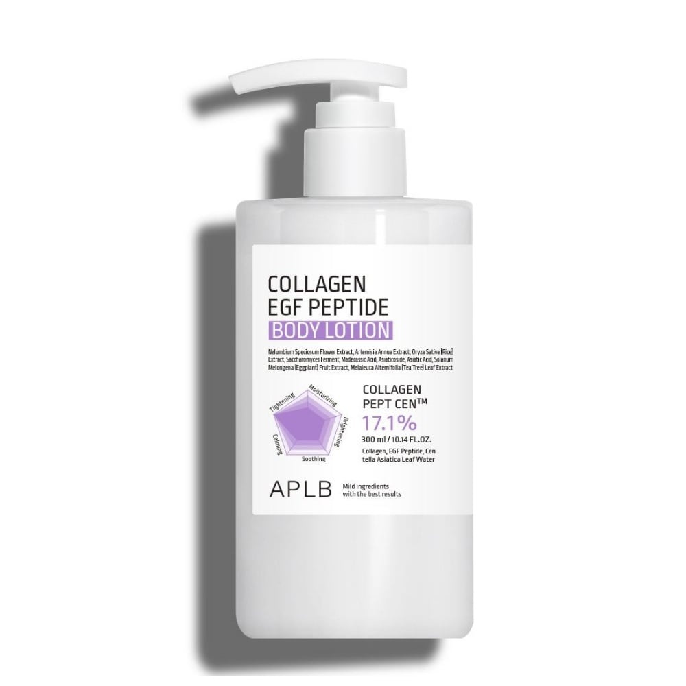 Aplb Lait Corporelle Rafermissant au Peptide de Collagène EGF sans Parfum Peau Sensible 300 ml
