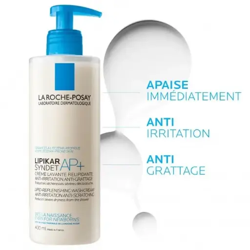[3337875537315] LIPIKAR SYNDET AP+ CREME LAVA 400ML