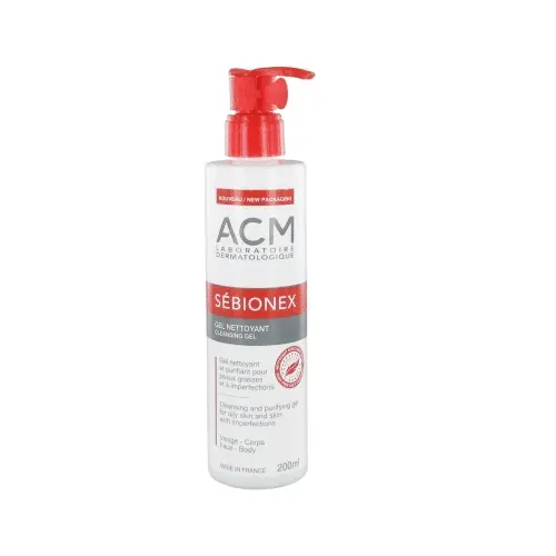 [3760095250274] SEBIONEX GEL MOUSSANT 200ML